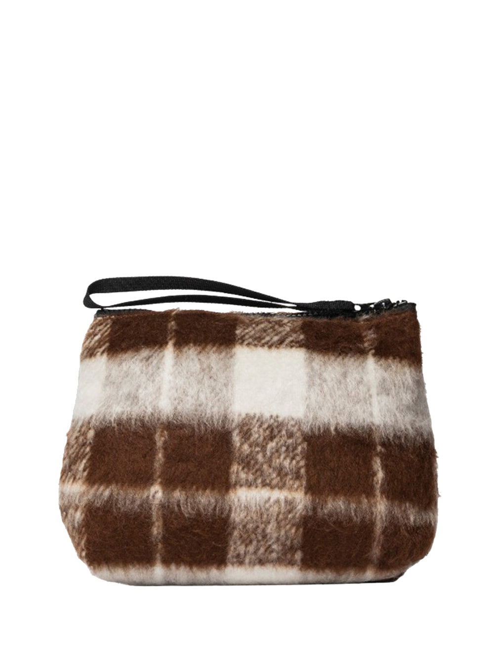 MARC ELLIS Borsa Buby Check Clutch Marc Ellis - Marrone/Bianco COCOA