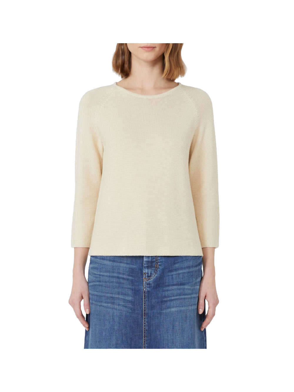 MAXMARA WEEKEND 1USCITA Max Mara Weekend Maglia Adotto - Avorio BURRO