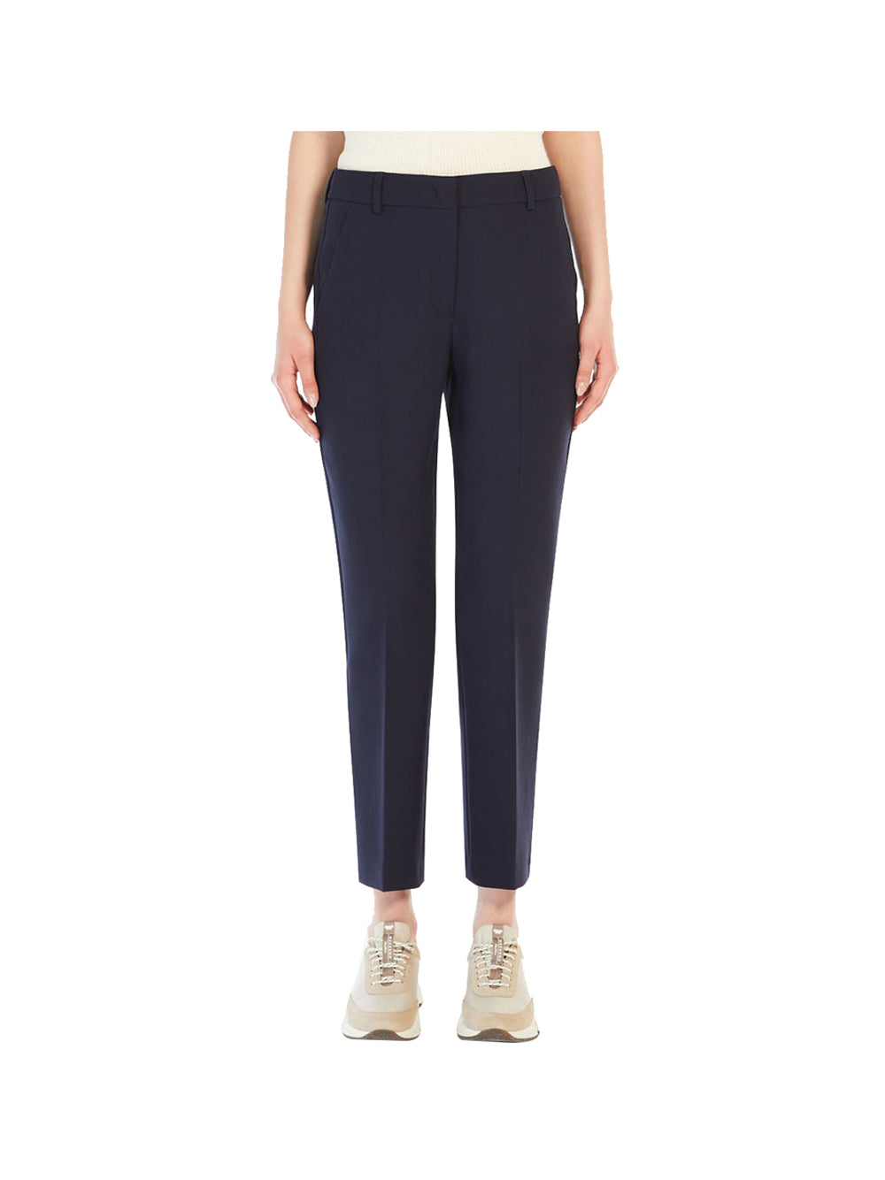 MAXMARA WEEKEND 1USCITA Max Mara Weekend Pantalone Bistretch - Blu Blu
