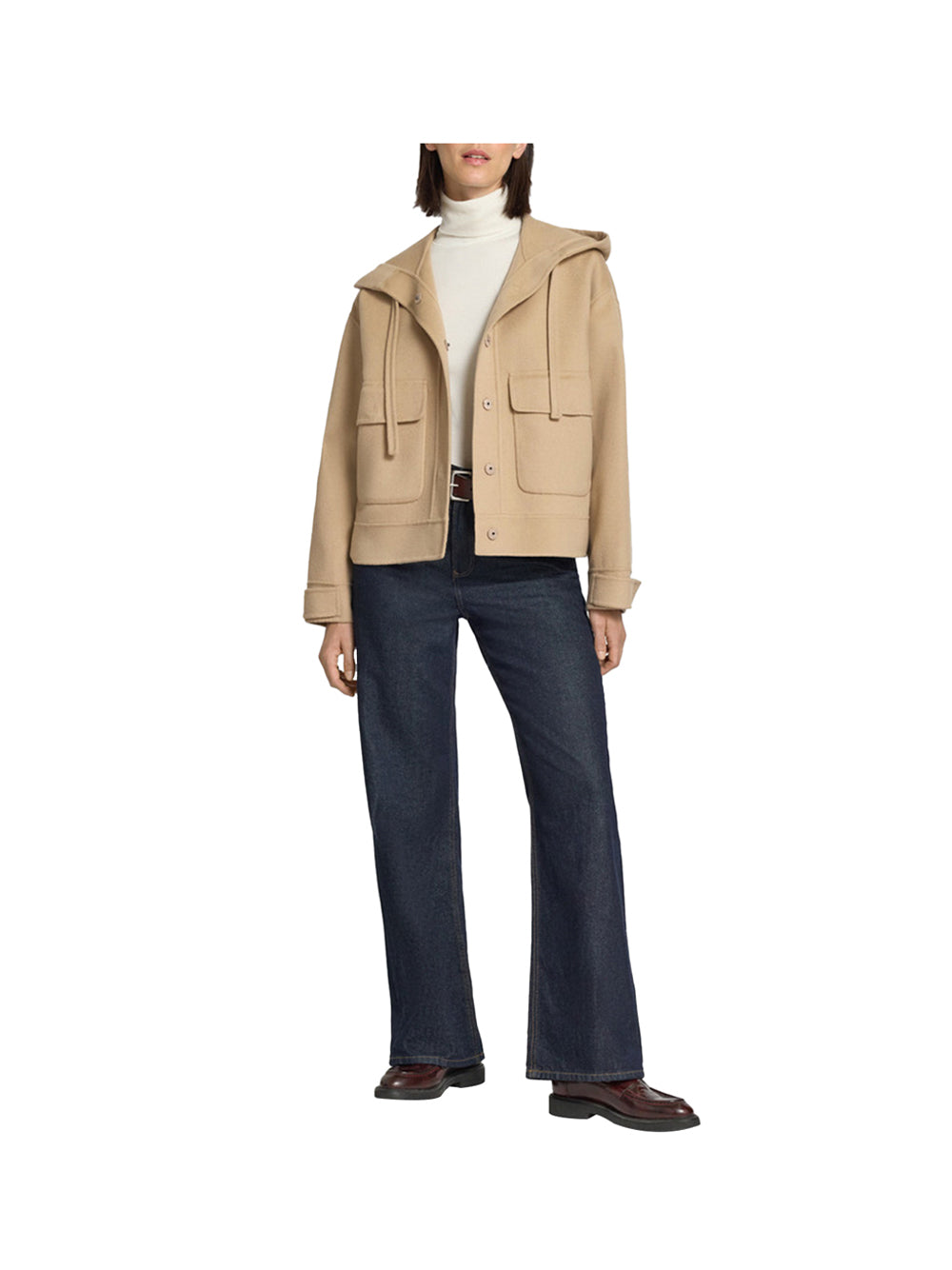 MAXMARA WEEKEND 1USCITA Max Mara Weekend Giaccone In Lana E Nylon - Beige Beige