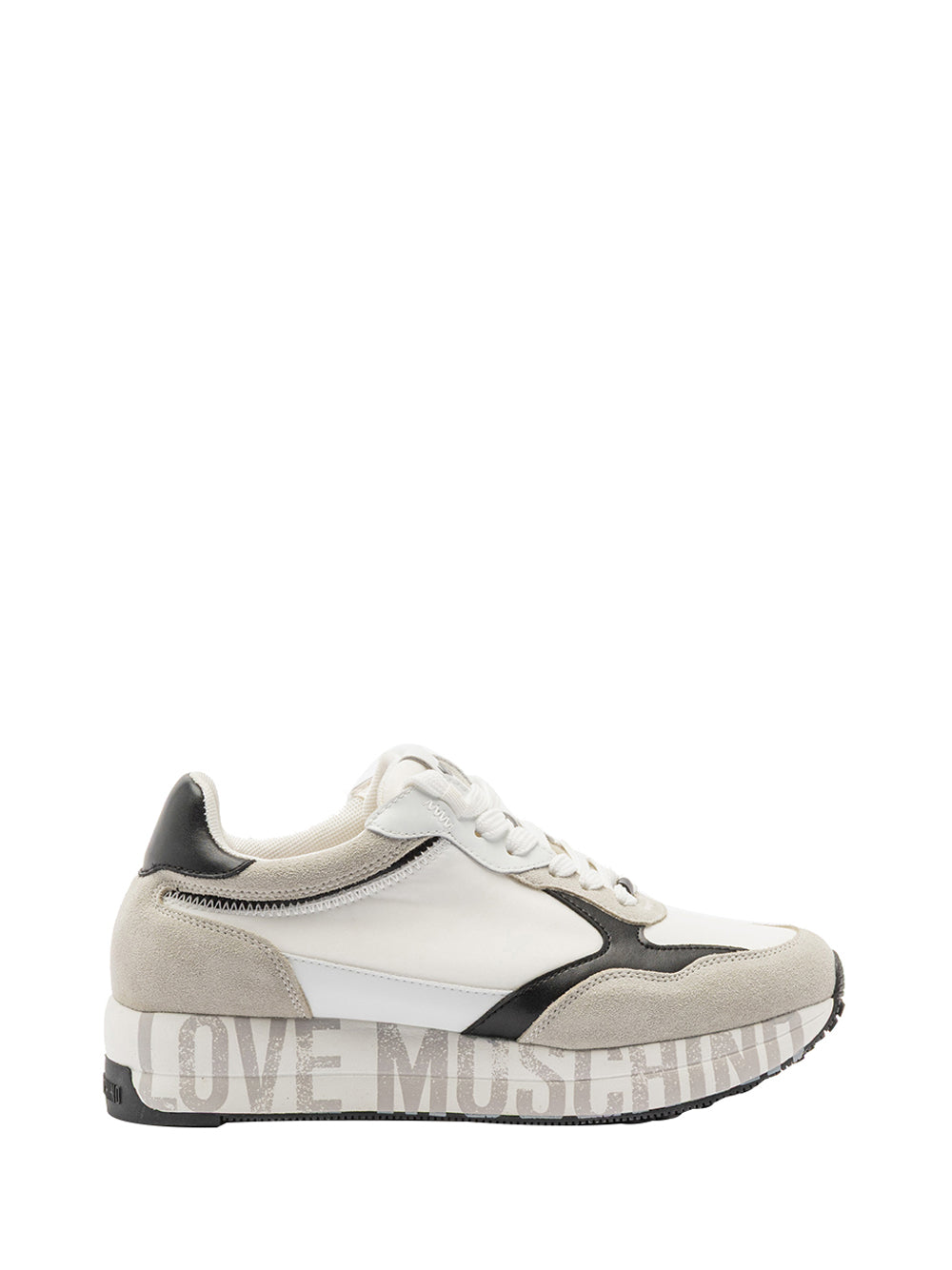MOSCHINO CALZATURE PRE Sneakers Moschino - Bianco Bianco/perla