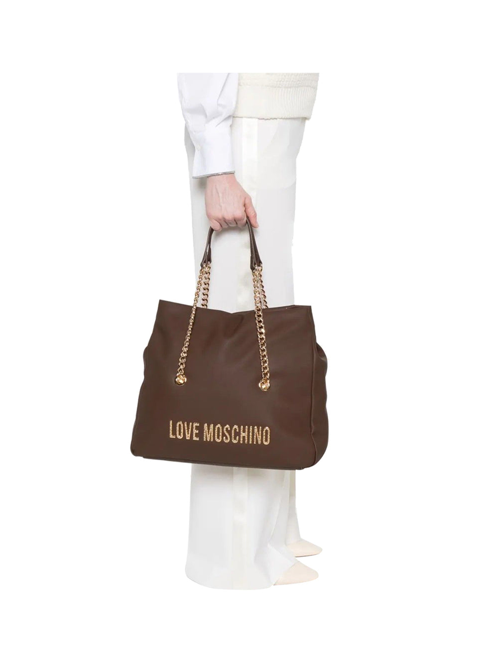 MOSCHINO COLLECTION Moschino Shopper Donna Cioccolato - Marrone Cioccolato