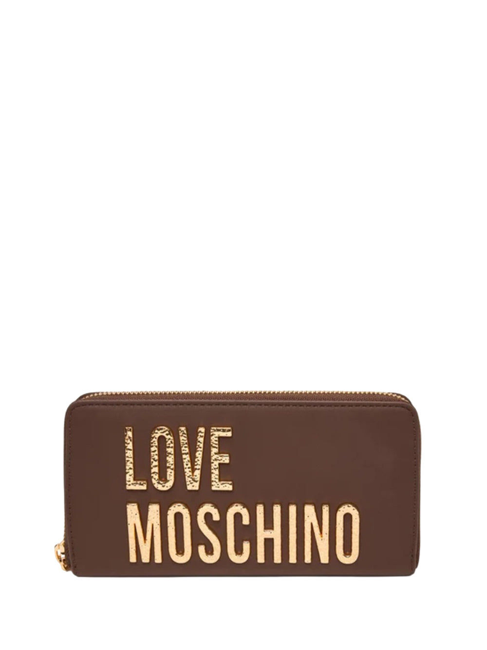 MOSCHINO COLLECTION Portafoglio Love Moschino in Ecopelle Con Logo - Cioccolato Cioccolato