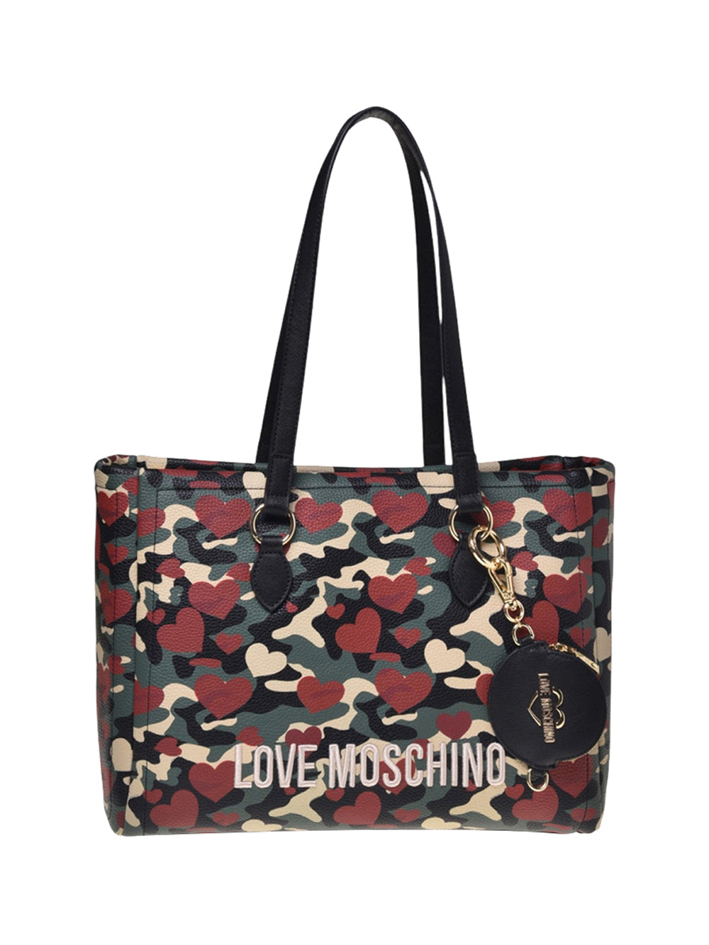 MOSCHINO PRECOLLECTION Moschino Shopper Donna Camouflage/nero - Multicolore Camouflage/nero