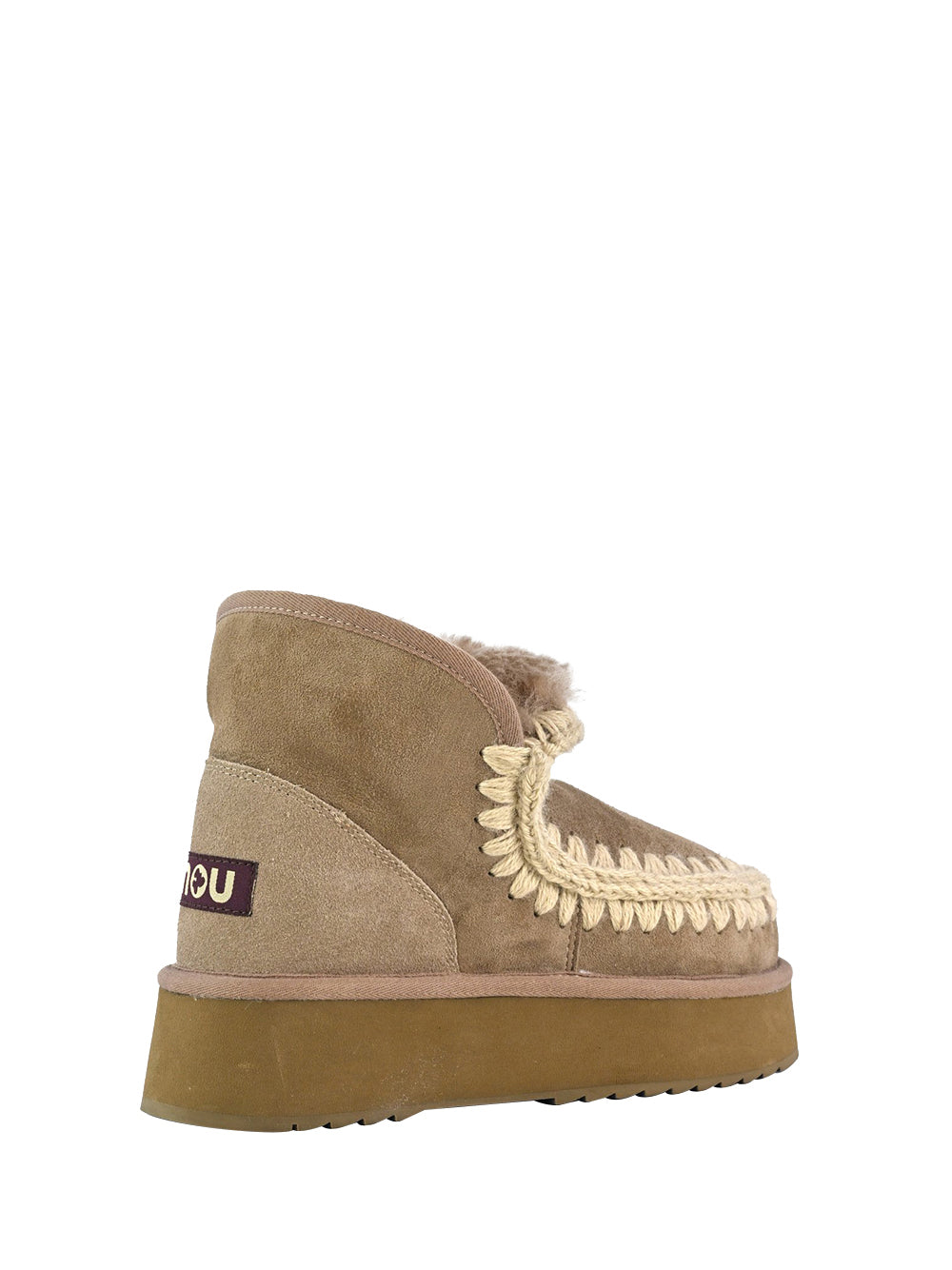 MOU Mou Mini Eskimo Platform Boot Donna Grigio Grigio