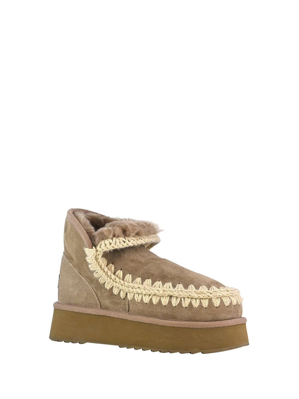 MOU Mou Mini Eskimo Platform Boot Donna Grigio Grigio