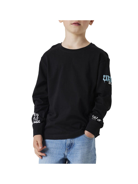 NAME IT Maglia Nkmlatimer ls Nreg Top Bambino - Nero Nero