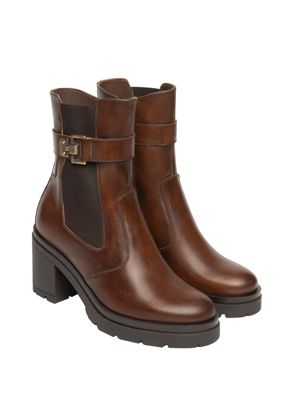 NERO GIARDINI Tronchetti Donna Nero Giardini - Marrone Marrone