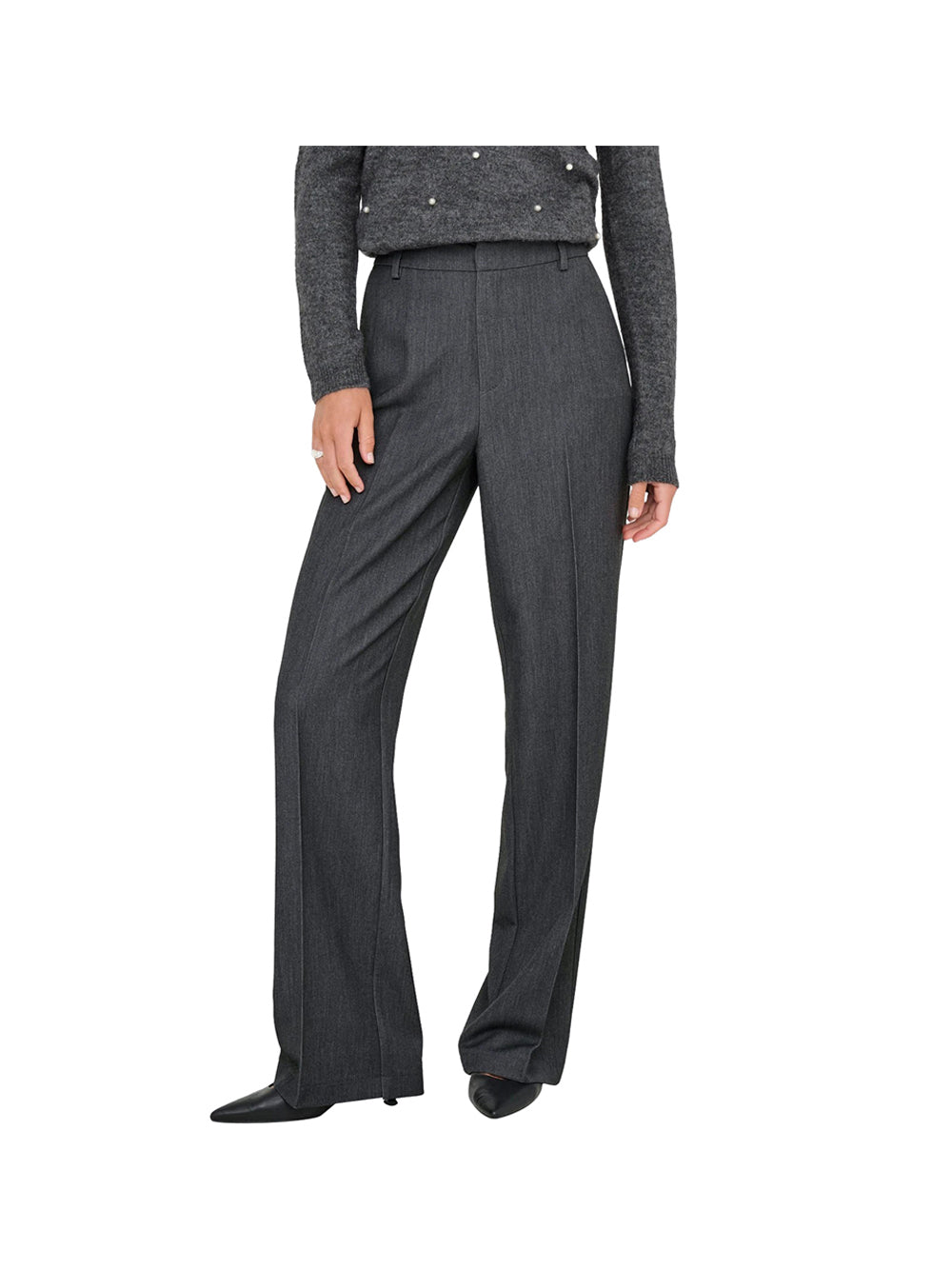 ONLY DROP4 Only Pantalone Donna Grigio Grigio
