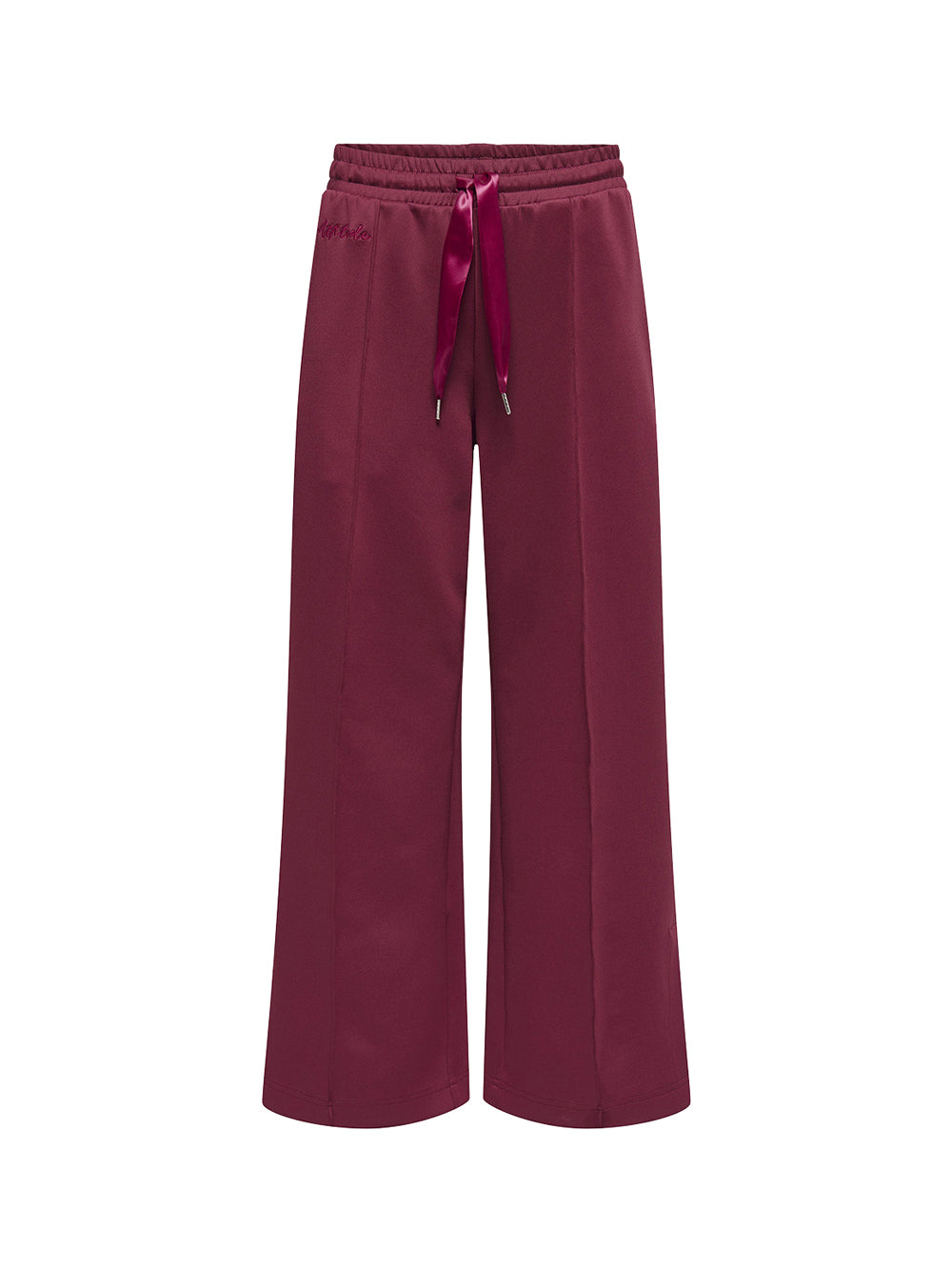 ONLY DROP4 Only Pantalone Onllue Wide - Bordeaux CABERNET