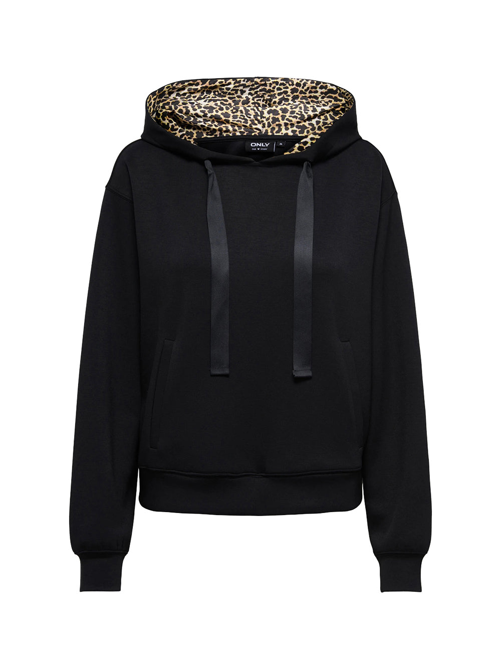 ONLY DROP7 Felpa Only Onlalina - Nero Nero
