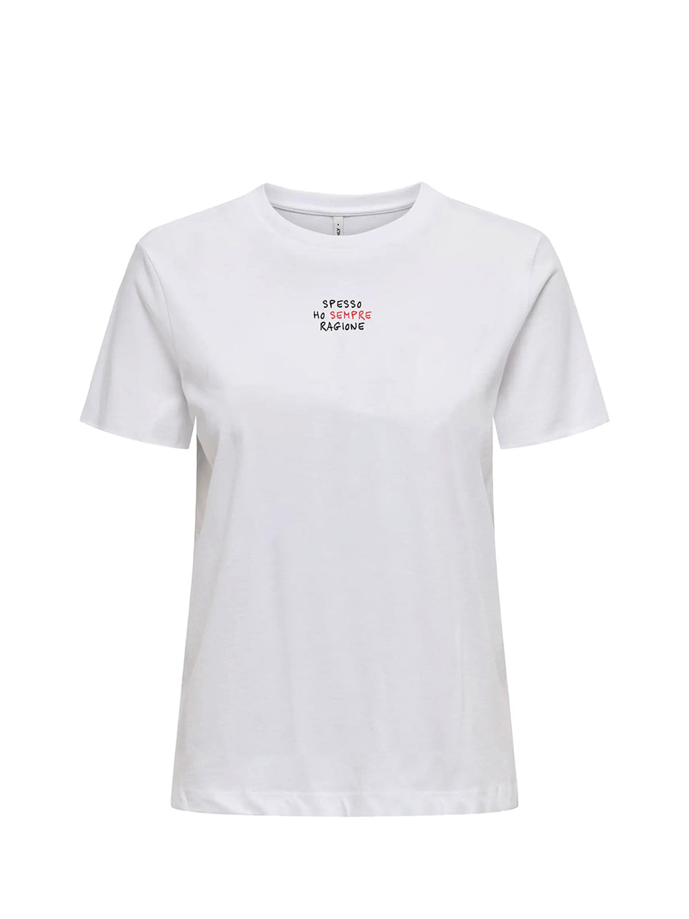 ONLY EXPRESS T- shirt Only Onladelina Ss Tee Cs Jrs - Bianco Bianco
