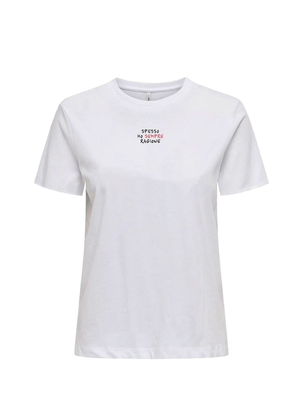 ONLY EXPRESS T-Shirt Only Onladelina Ss Tee Cs Jrs - Bianco Bianco