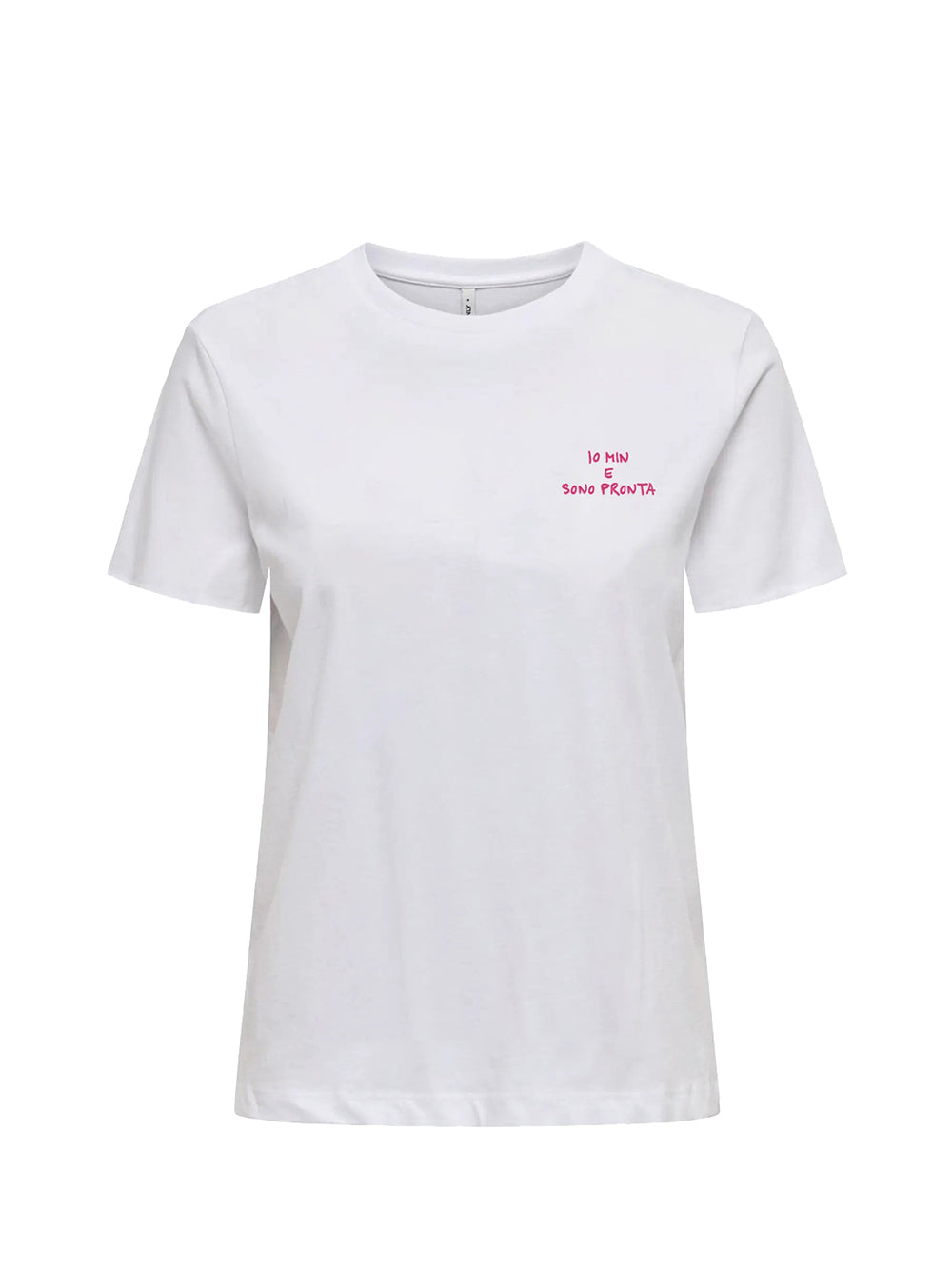 ONLY EXPRESS T-Shirt Only Onladelina Ss Tee Cs Jrs - Bianco Bianco