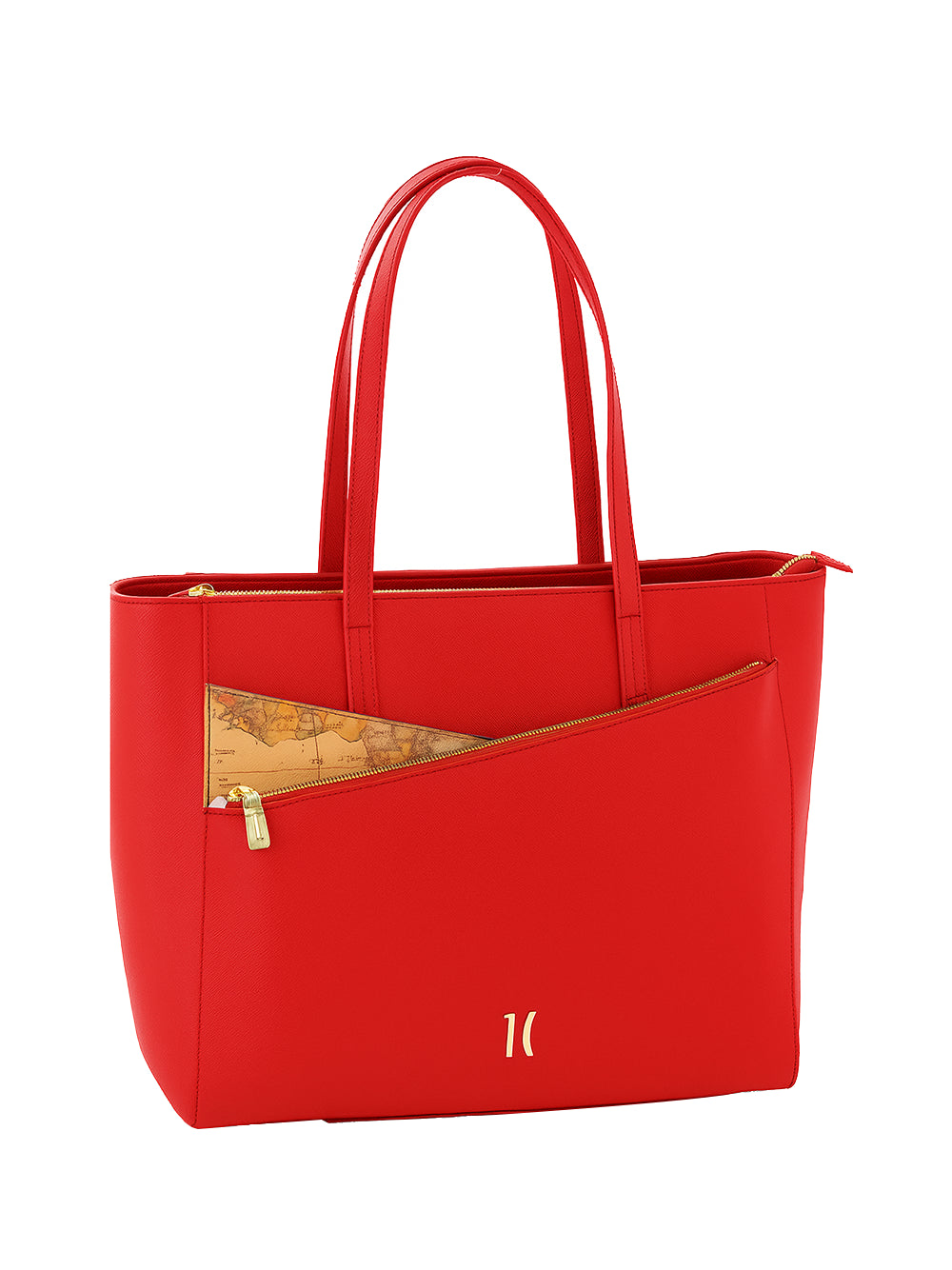 PRIMA CLASSE FLASH Alviero Martini Pearl City borsa shopping Rosso Rosso