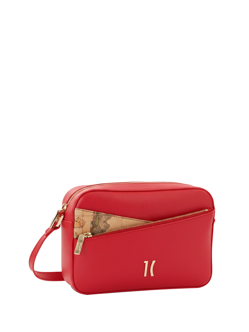 PRIMA CLASSE FLASH Alviero Martini Pearl City tracollina reporter Rosso Rosso