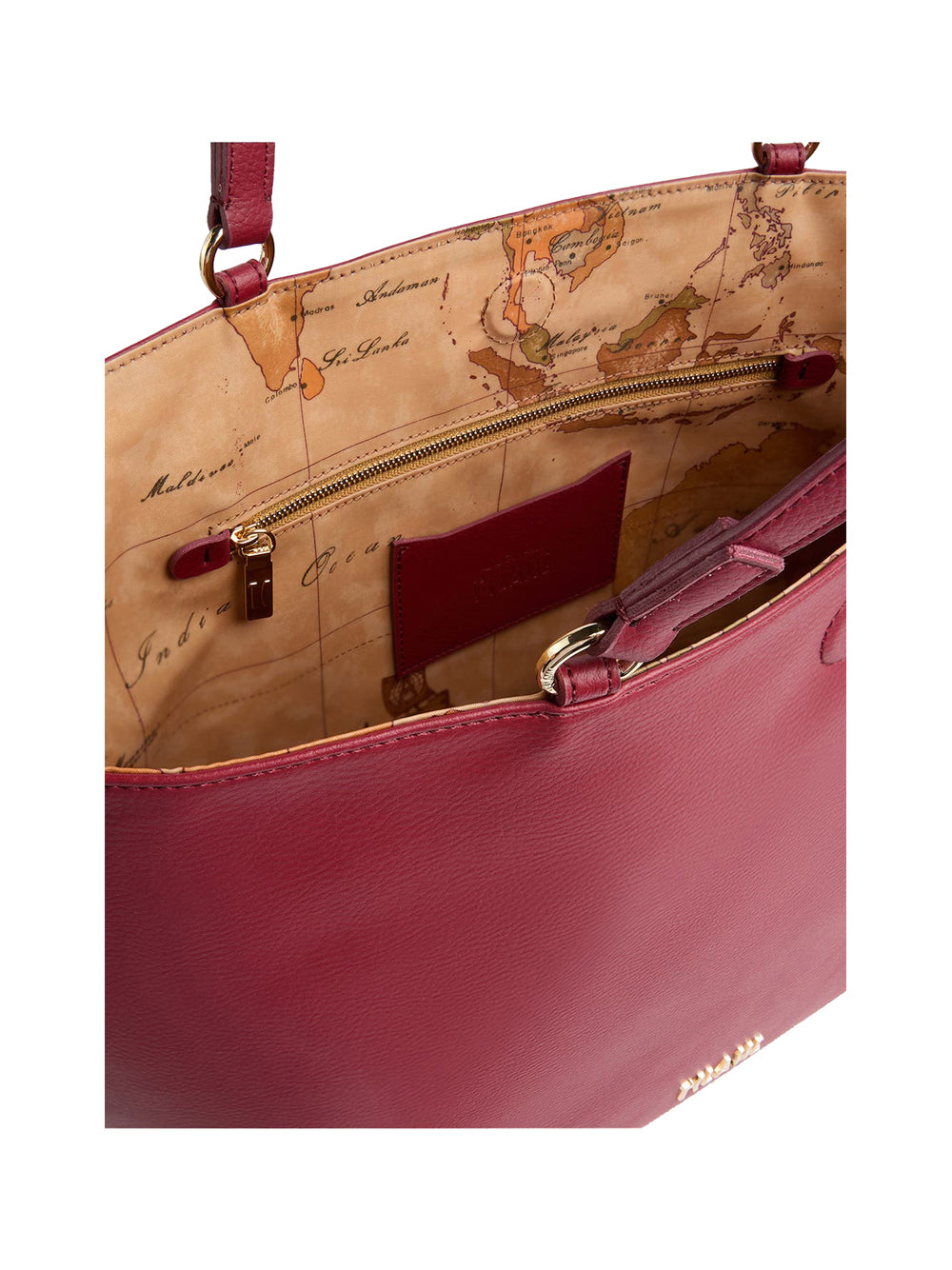 PRIMA CLASSE FLASH Alviero Martini Soft Twist borsa shopping reversibile Rosso Tiziano Rosso
