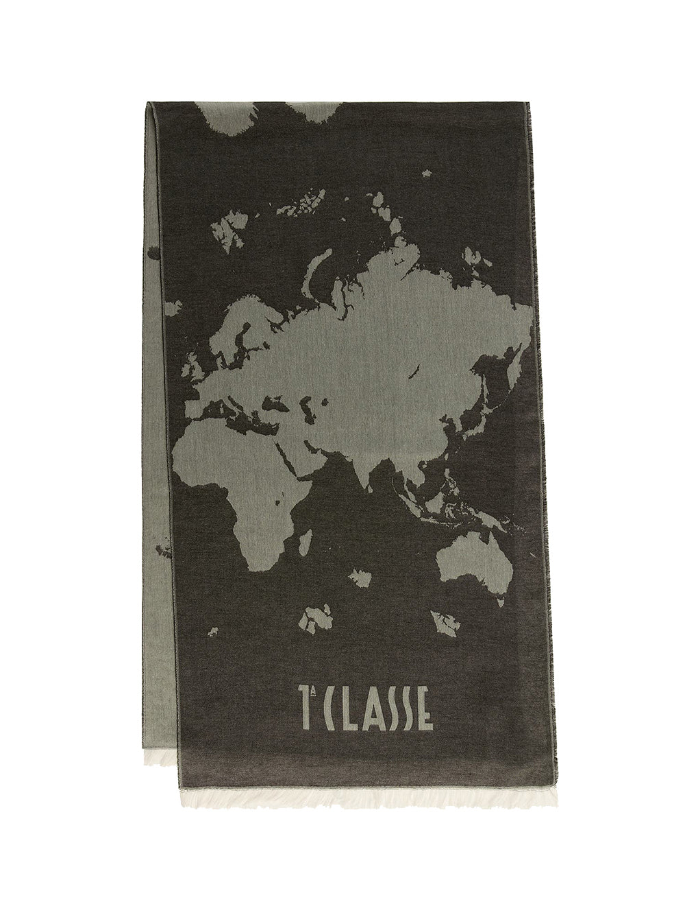 PRIMA CLASSE SETA Sciarpa Geo Pieno in misto modal e viscosa 50x180 Antracite ANTRACITE