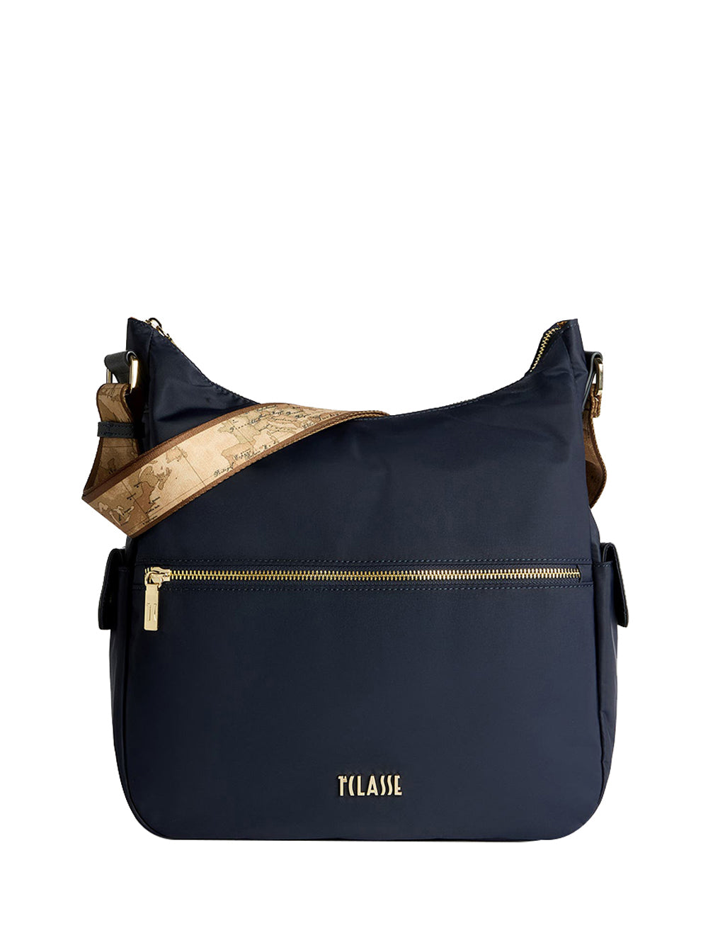 PRIMA CLASSE STAGIONE Alviero Martini Stormy Nylon sottospalla doppia portabilità Blu Notte Blu notte