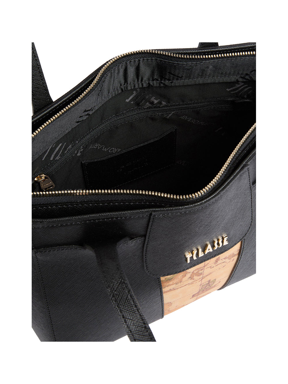 PRIMA CLASSE STAGIONE Alviero Martini Windy City borsa shopping media Nera Nero