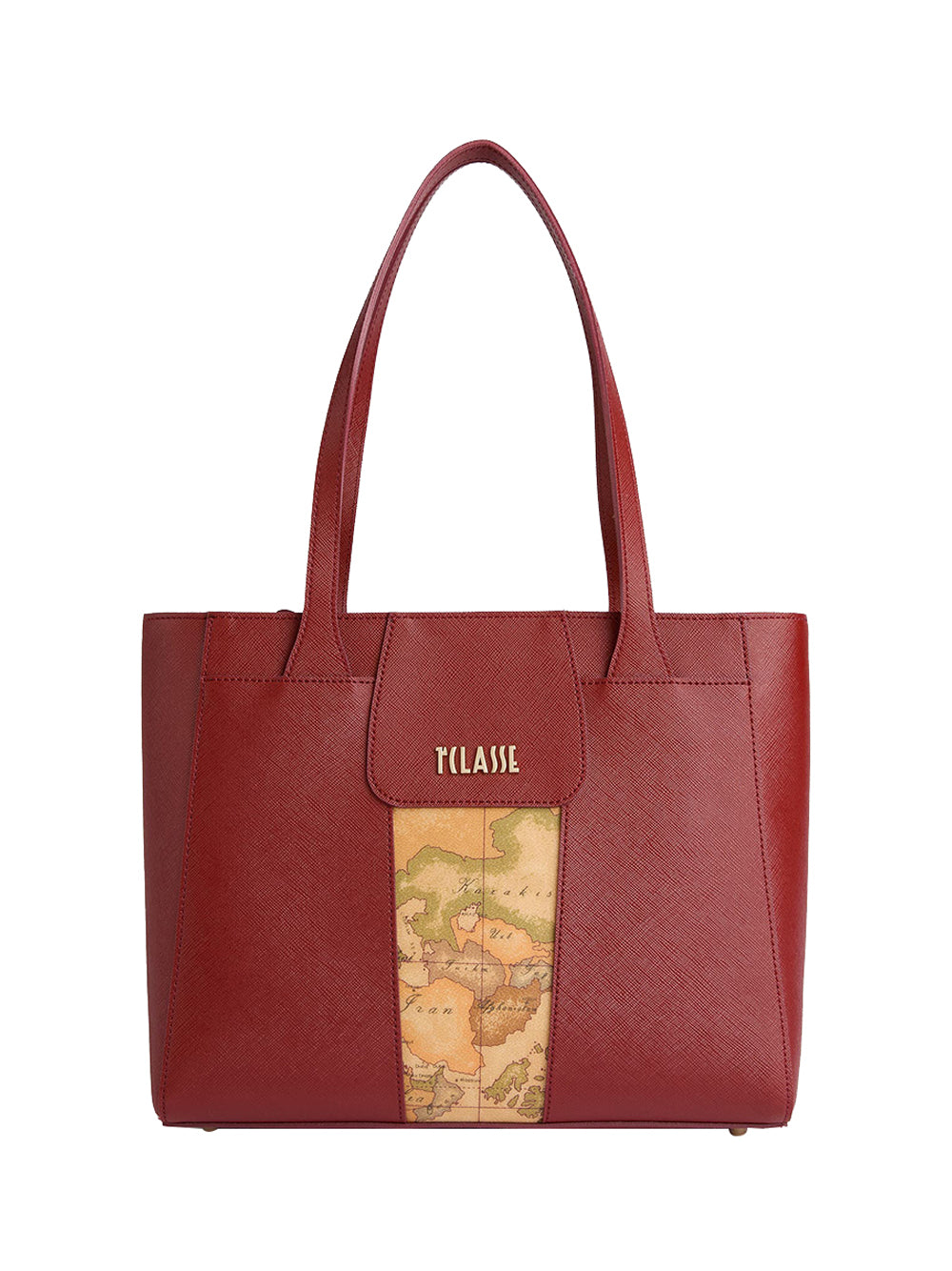 PRIMA CLASSE STAGIONE Alviero Martini Windy City borsa shopping media Rosso Acero Rosso Acero