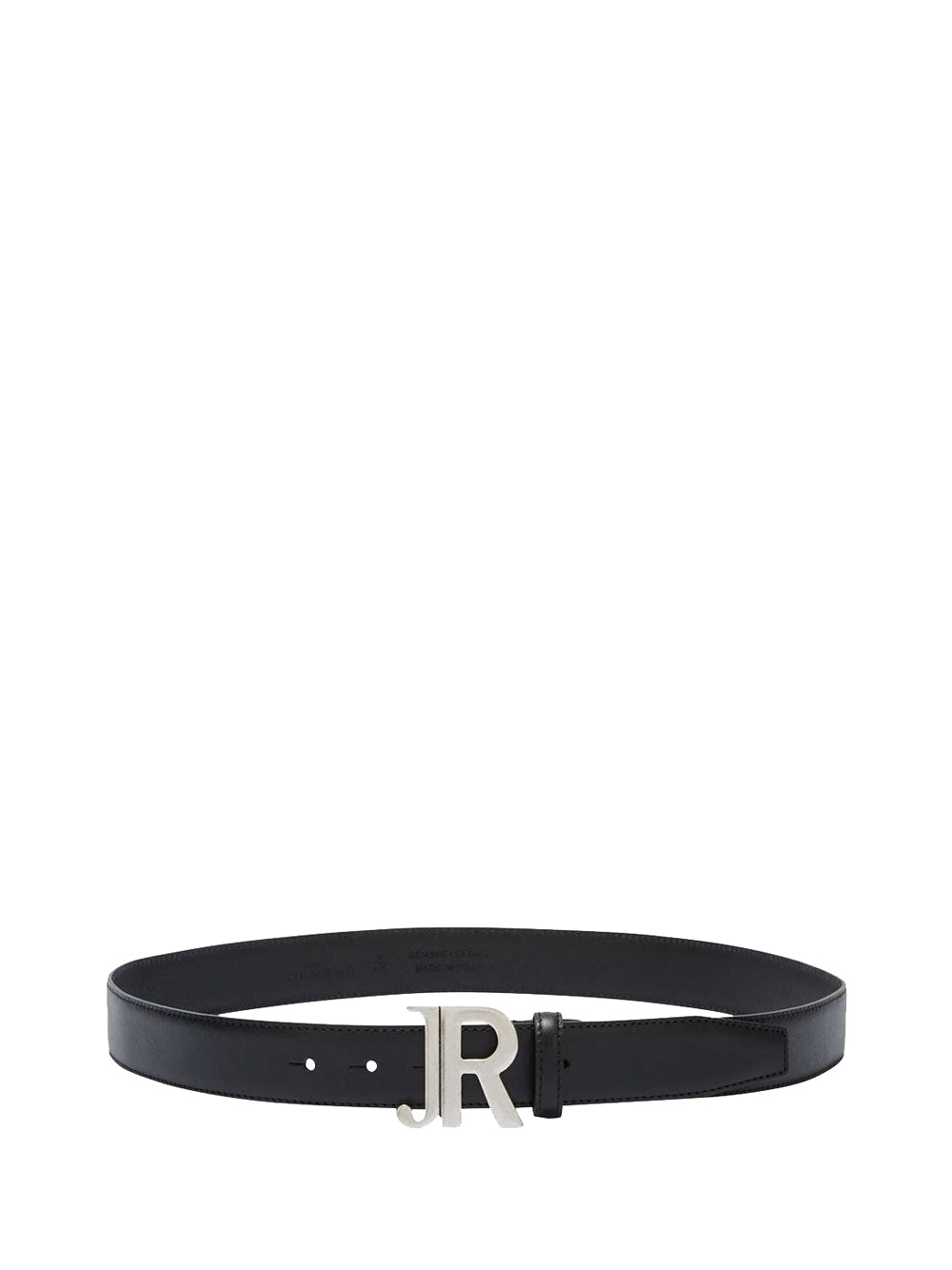 RICHMOND Cintura Richmond Con Fibbia Logata “JR” In Metallo - Nero/Argento Nero