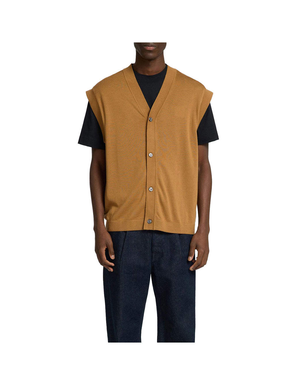 SELECTED STC Gilet Slhtray Selected - Cammello Cammello