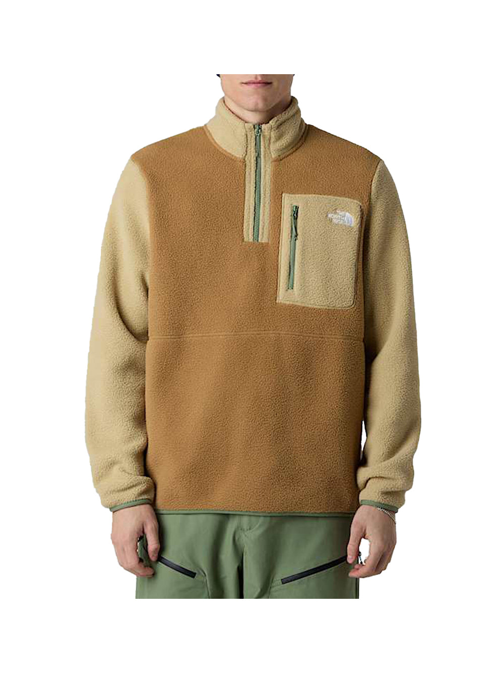 THE NORTH FACE The North Face Felpa Uomo Marrone/khaki - Marrone Marrone/khaki