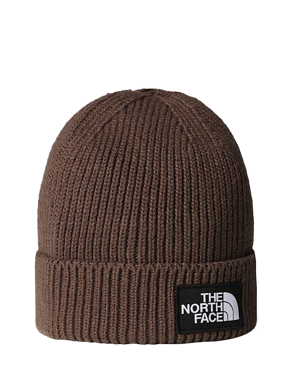THE NORTH FACE Berretto The North Face con risvolto e logo box TNF Marrone Marrone