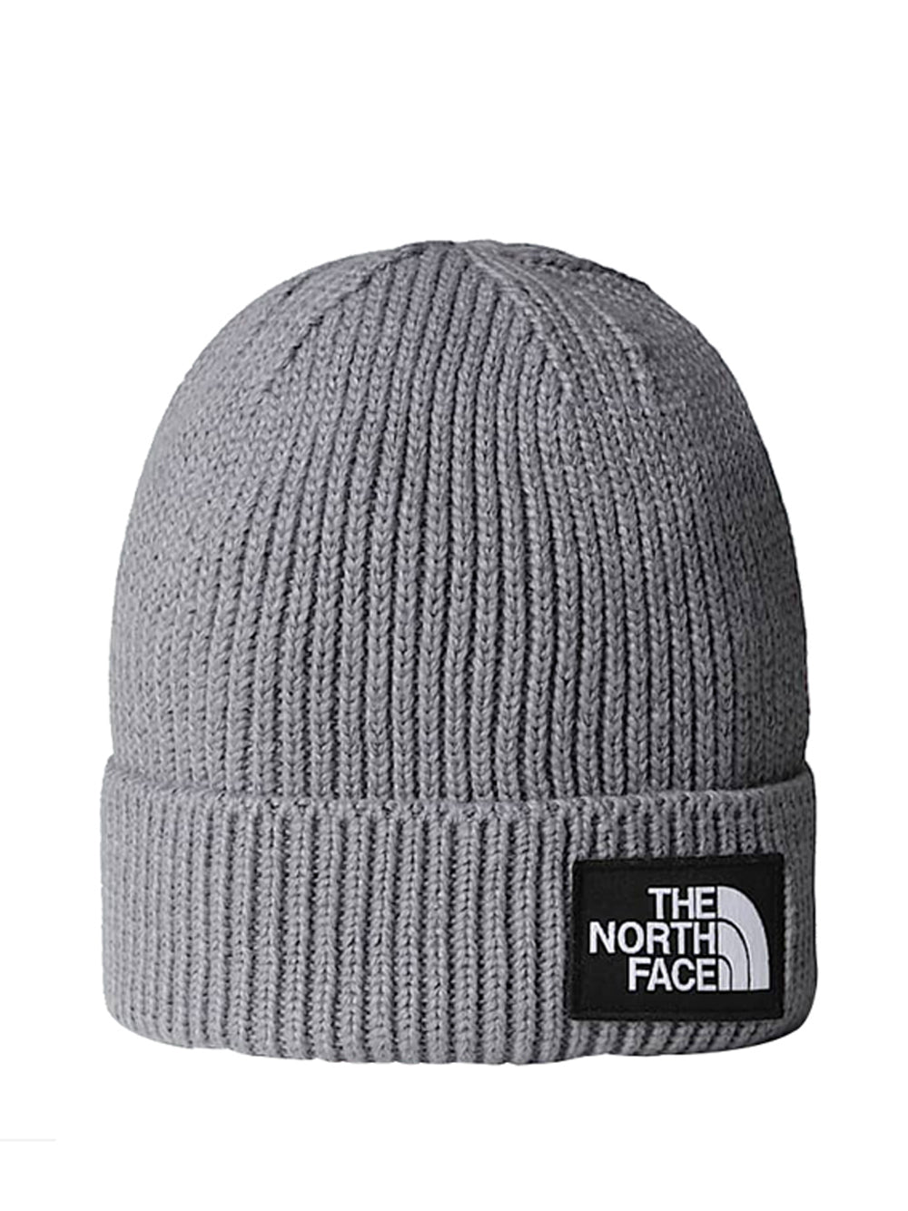 THE NORTH FACE Berretto The North Face con risvolto e logo box TNF Grigio Grigio