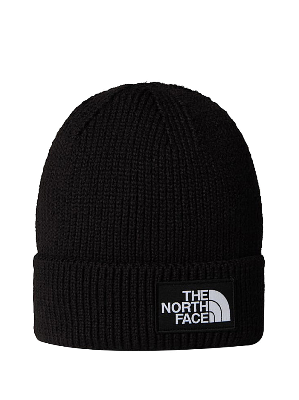 THE NORTH FACE Berretto The North Face con risvolto e logo box TNF Nero Nero