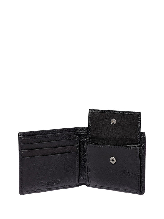 TIMBERLAND Portafoglio Timberland Bifold con Portamonete Kennebunk - Nero Nero