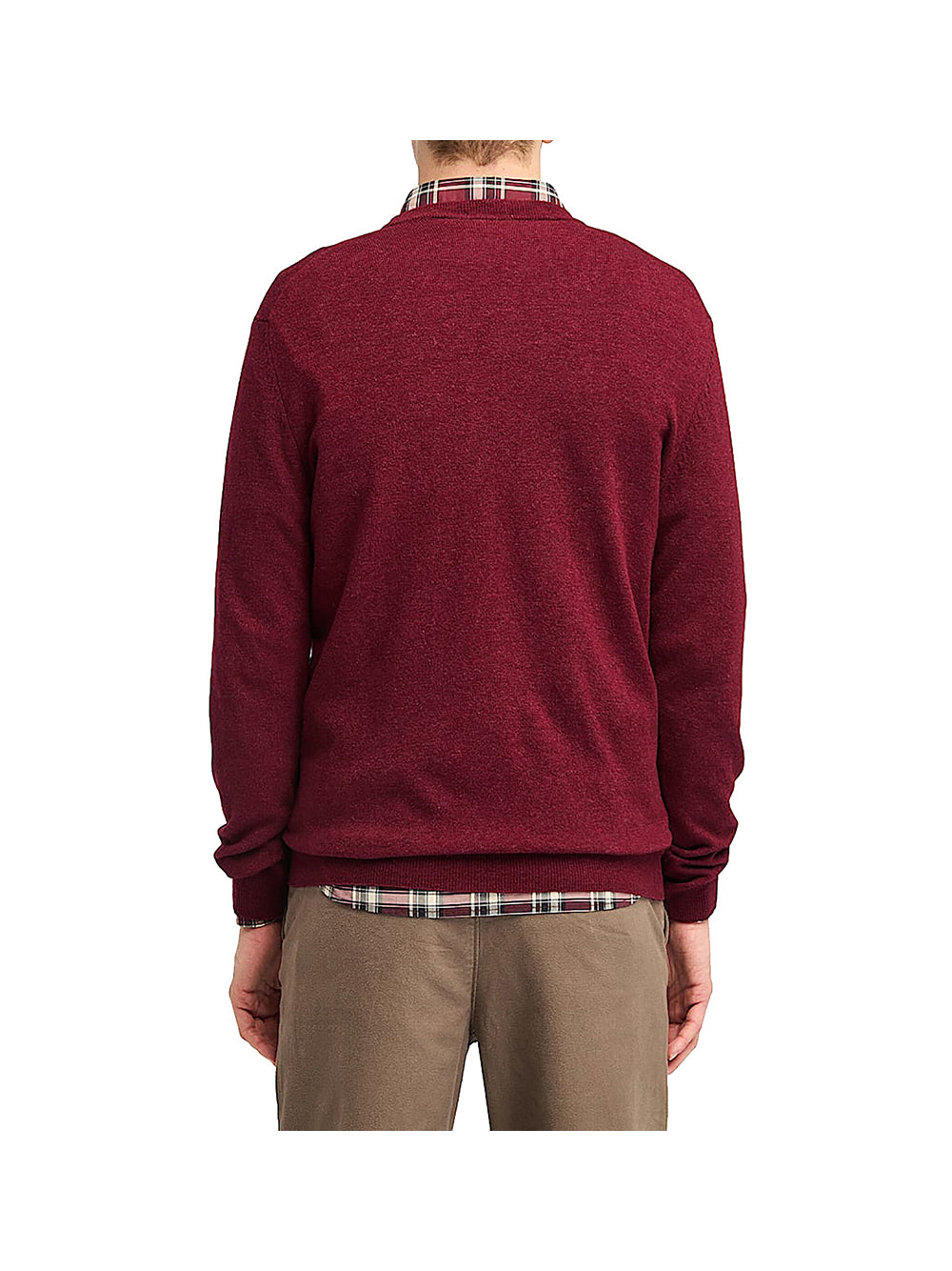 TIMBERLAND Maglione Timberland Cbrk Merino Crew - Bordeaux CORDOVAN