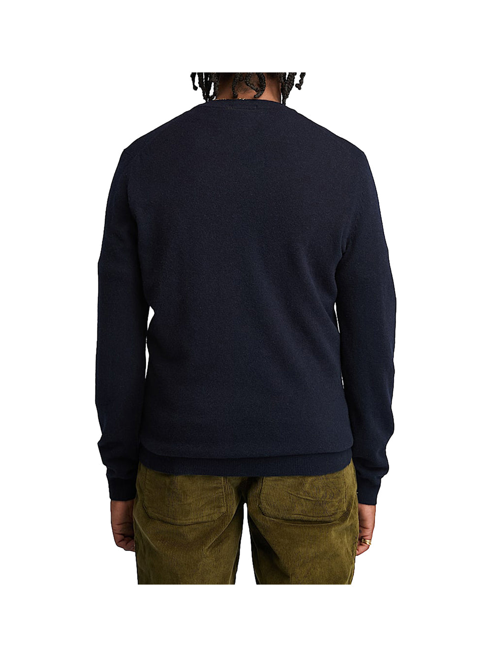 TIMBERLAND Maglione Girocollo in Lana Merino Timberland Cohas Brook - Blu Scuro Blu