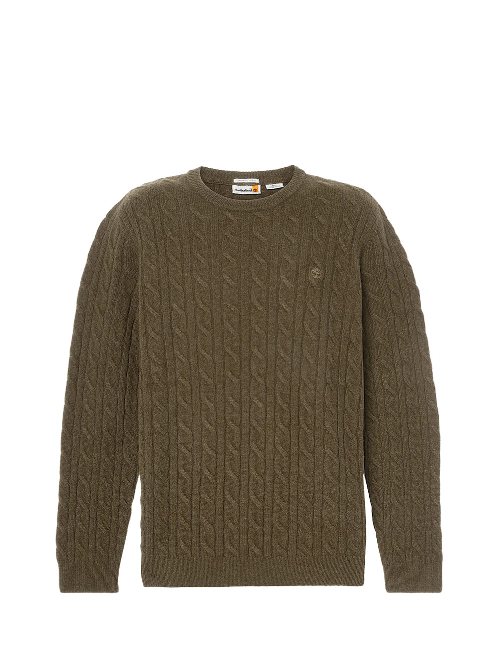 TIMBERLAND Maglione Timberland Girocollo a Trecce Phillips Brook - Verde Verde