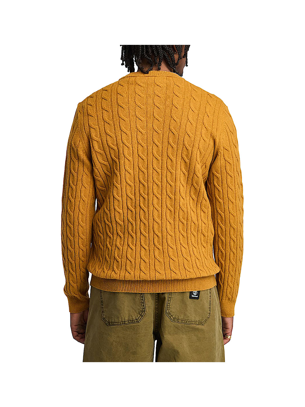 TIMBERLAND Maglione Girocollo a Trecce Phillips Brook - Giallo Giallo