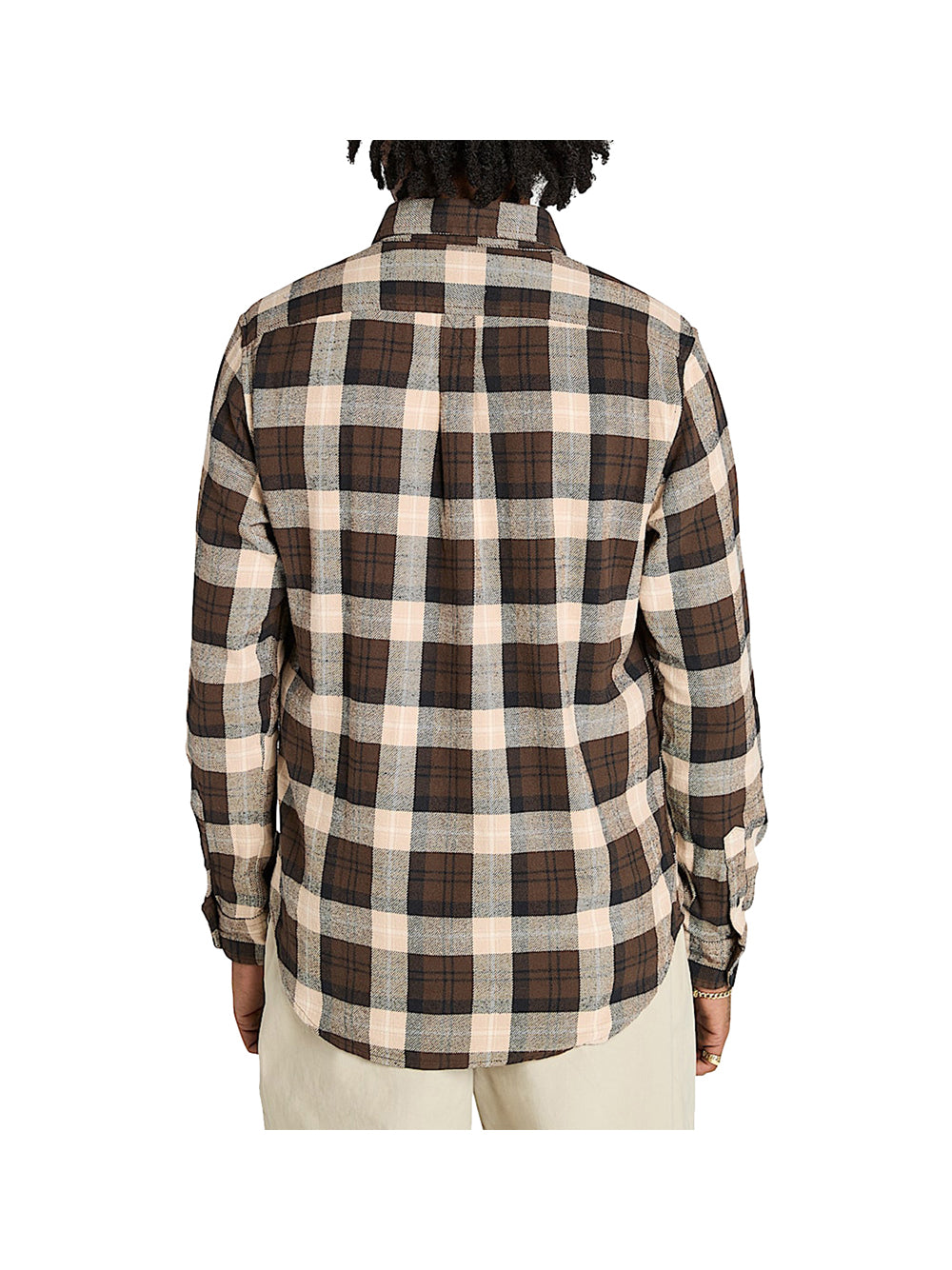TIMBERLAND Timberland Camicia a Quadri in Flanella da Uomo in marrone Marrone