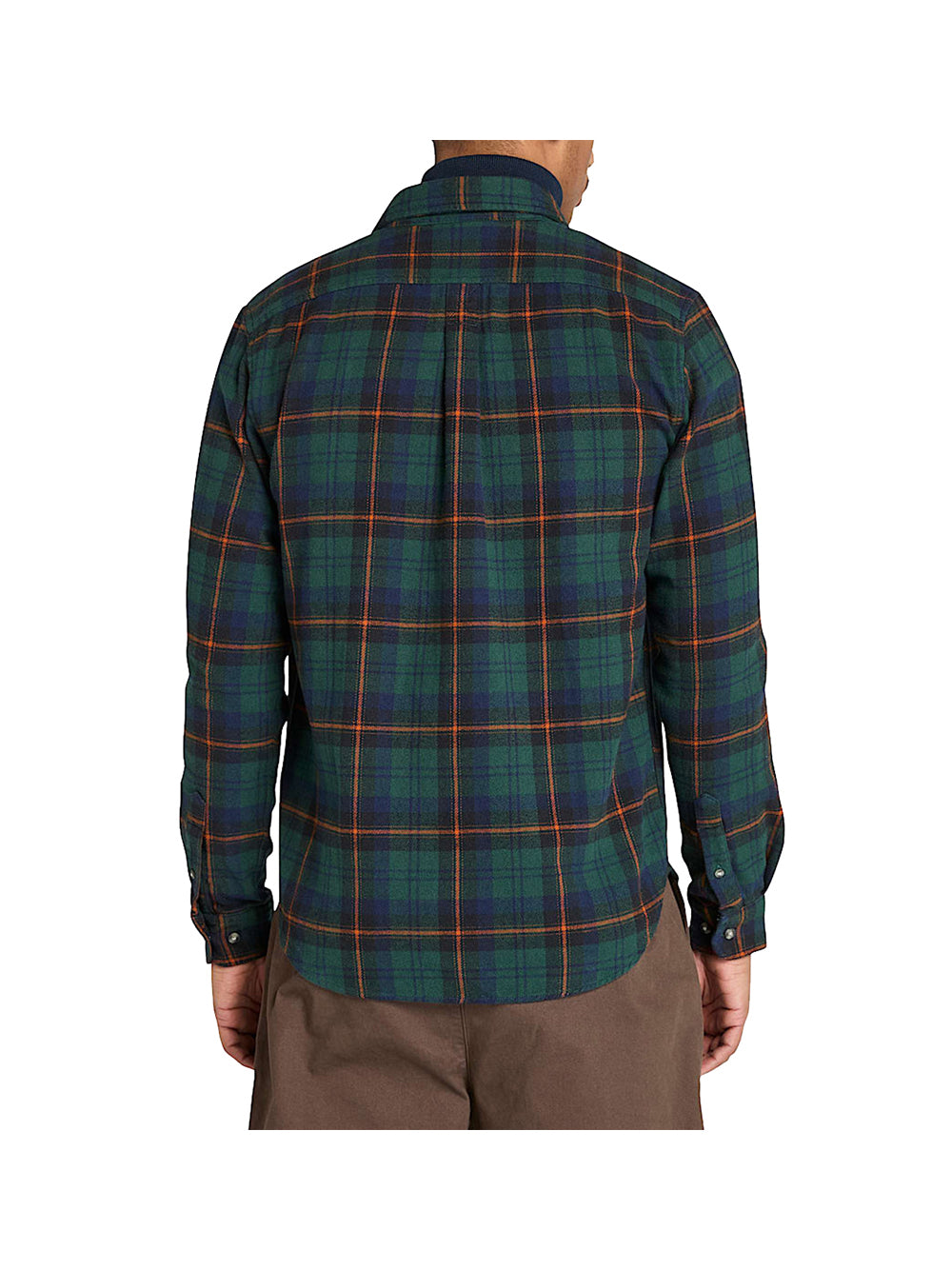 TIMBERLAND Timberland Camicia a Quadri in Flanella da Uomo in verde scuro Verde