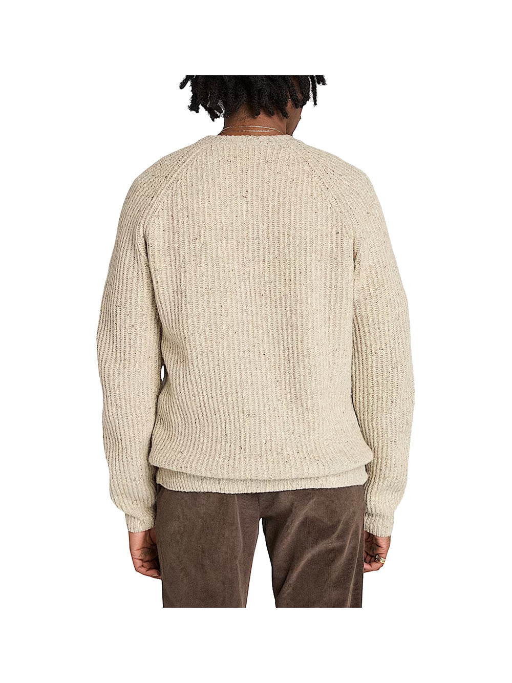 TIMBERLAND Maglione Timberland Girocollo In Filato Pesante - Beige Beige