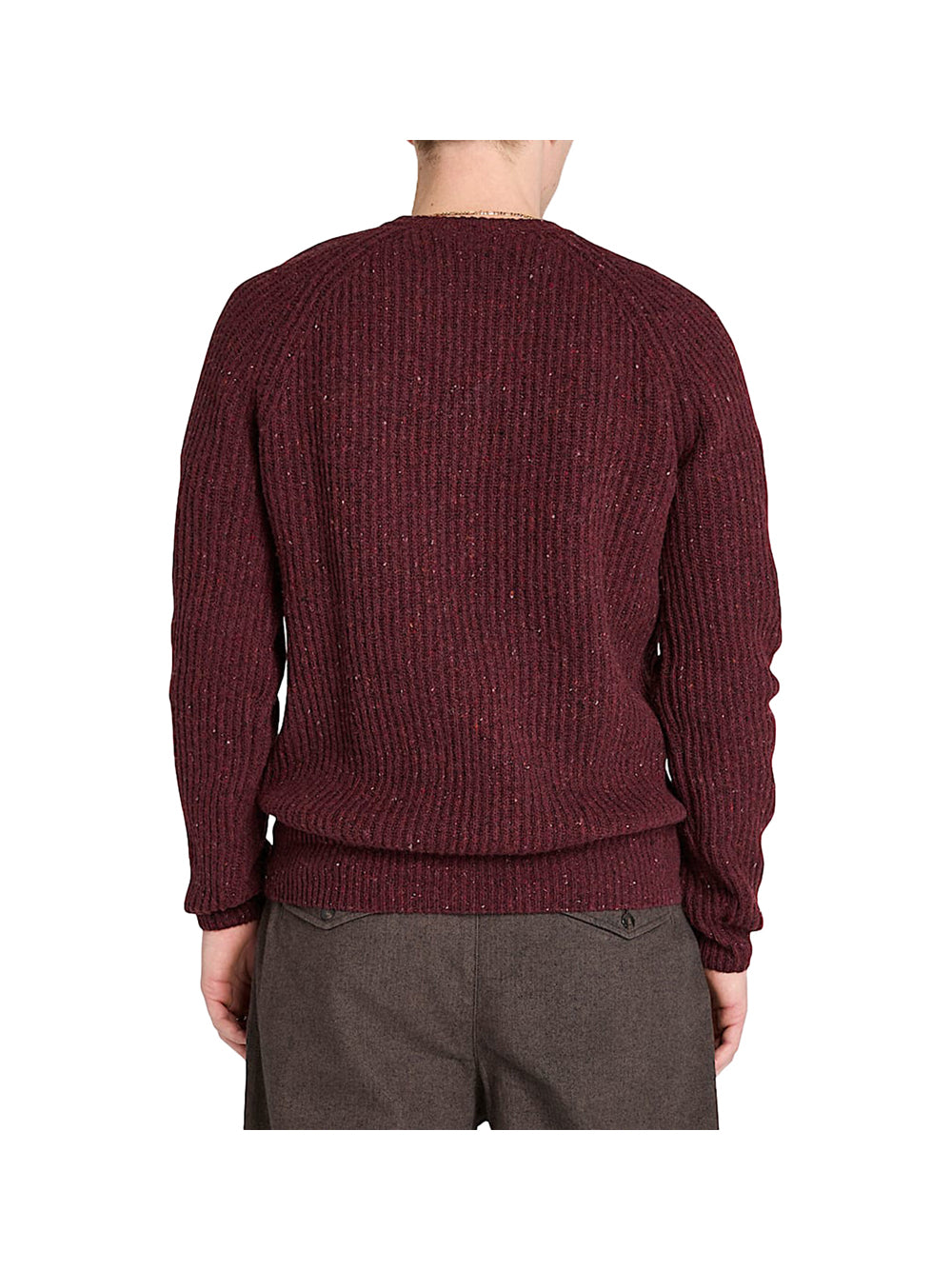 TIMBERLAND Maglione Timberland Girocollo in Filato Pesante - Bordeaux BORDEAUX