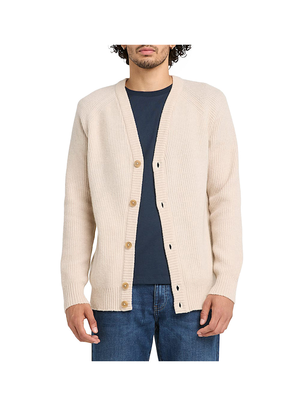 TIMBERLAND Cardigan Timberland Con Maniche Raglan Phillips Brook All Gender - Beige Misc