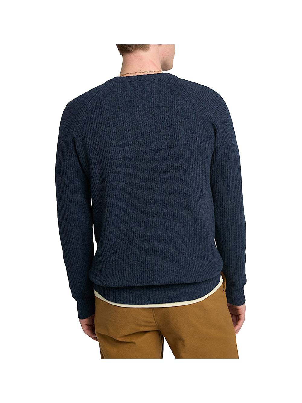 TIMBERLAND Maglione Timberland Girocollo con Maniche Raglan Phillips Brook - Blu Scuro Blu