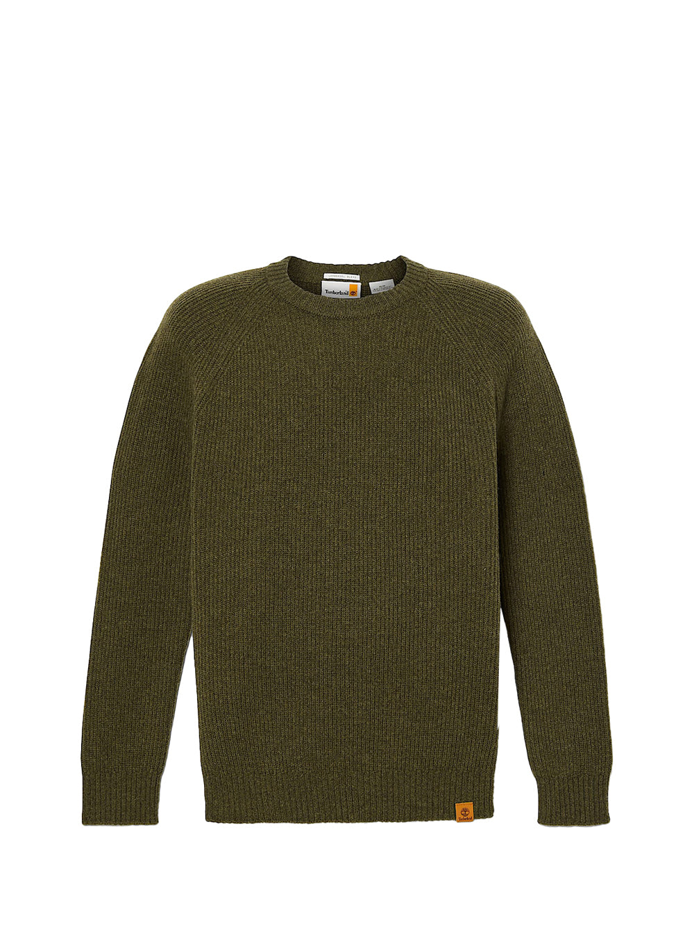 TIMBERLAND Maglione Timberland Girocollo con Maniche Raglan Phillips Brook - Verde Verde