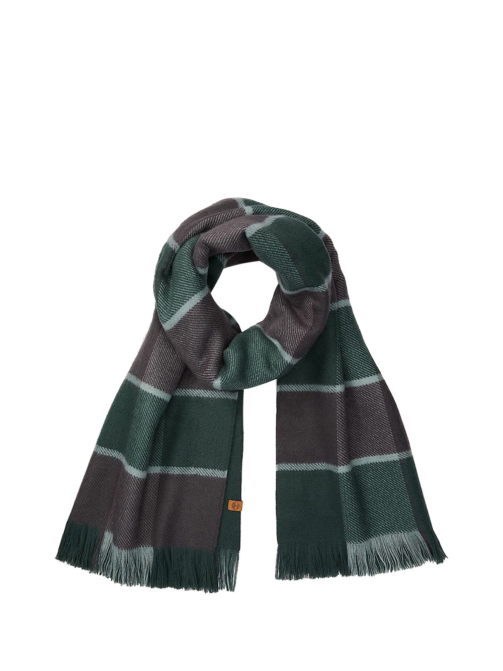 TIMBERLAND Timberland Maxi Sciarpa Double-face in verde scuro Verde