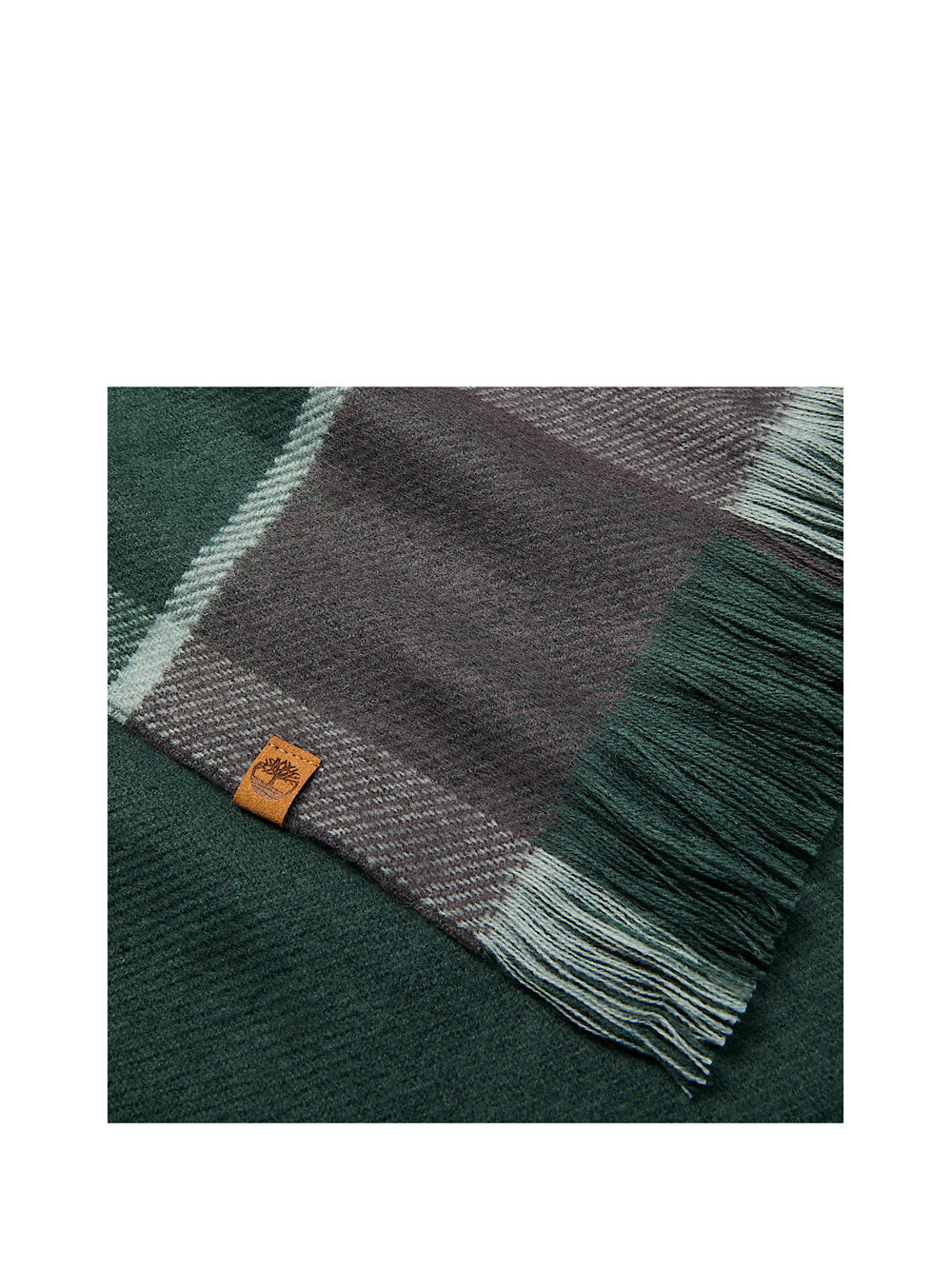 TIMBERLAND Timberland Maxi Sciarpa Double-face in verde scuro Verde