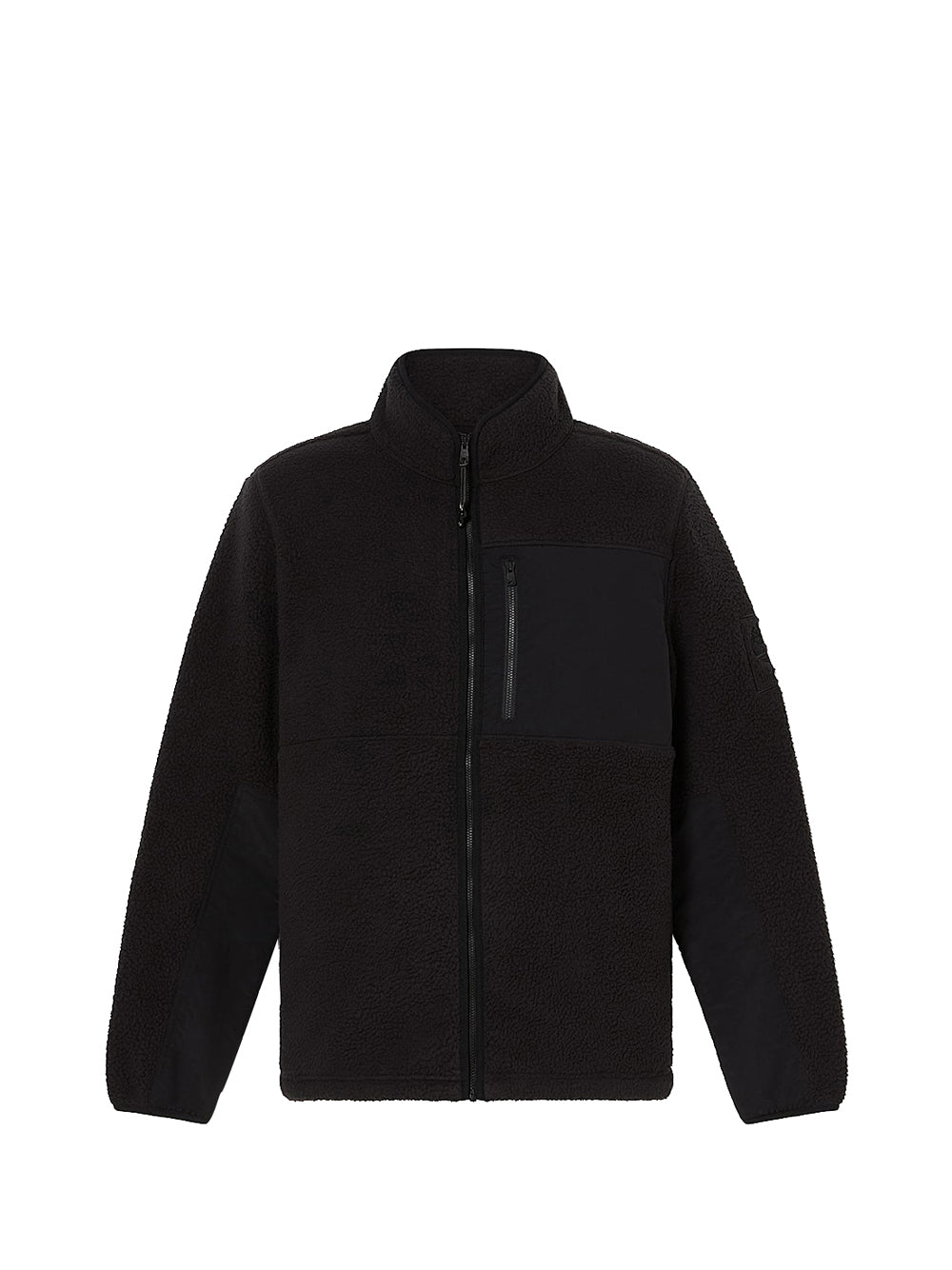 TIMBERLAND Giacca Timberland In Pile a Pelo Lungo - Nero Nero