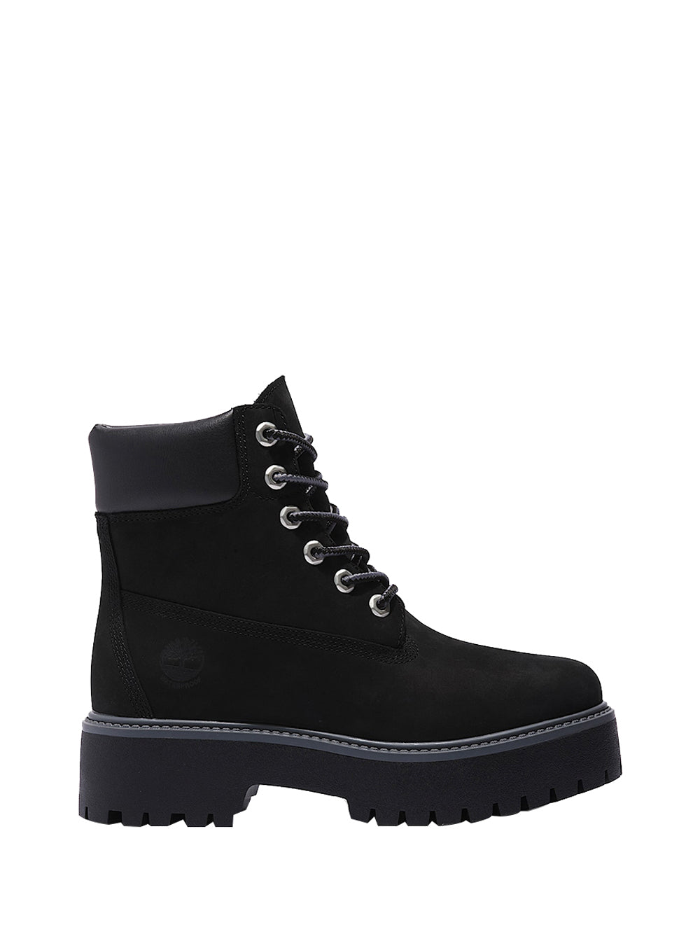 TIMBERLAND Timberland Polacchini Impermeabile con Plateau Stone Street 6-Inch da Donna in colore nero Nero