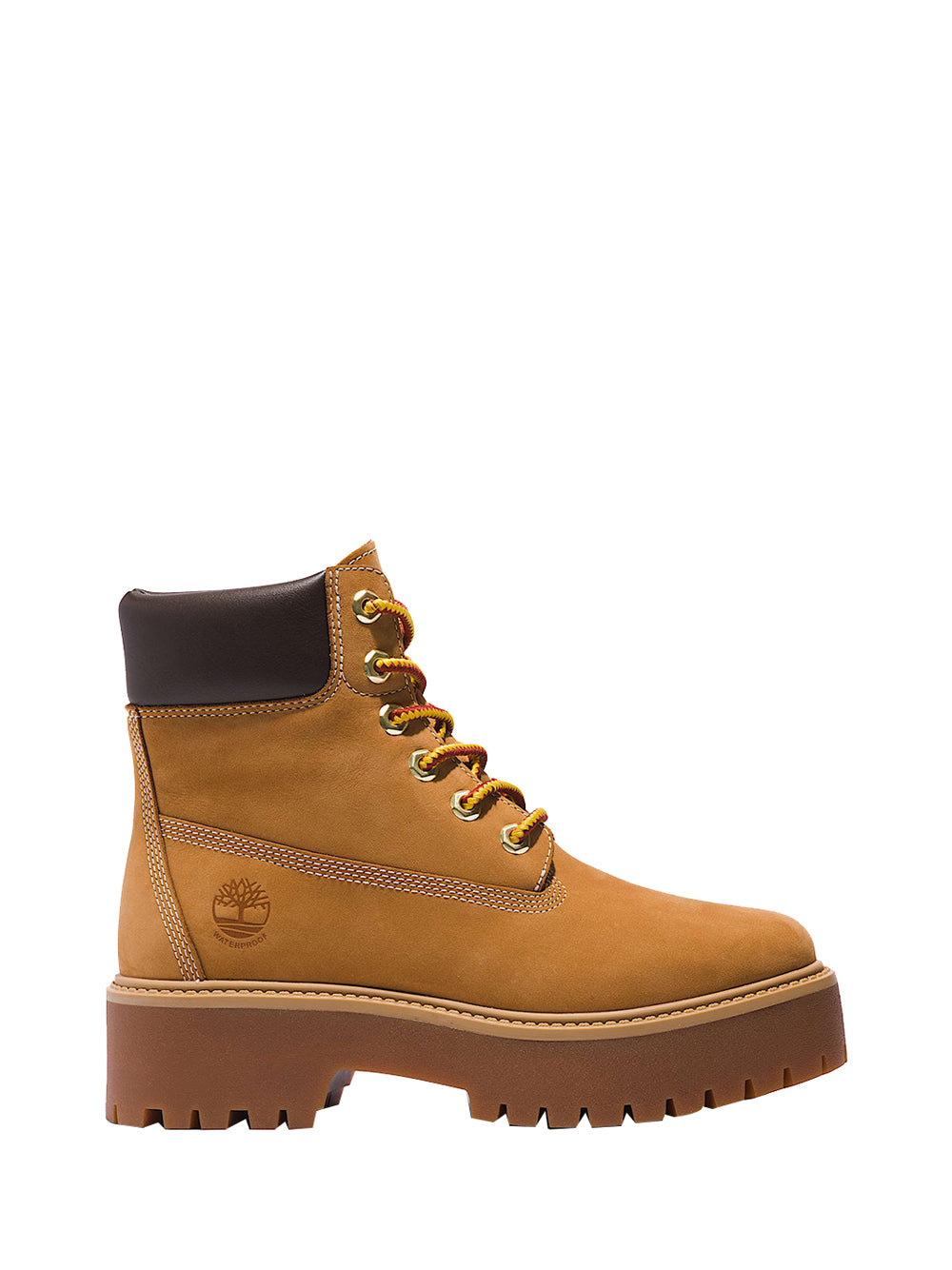 TIMBERLAND Timberland Polacchini Impermeabile con Plateau Stone Street 6-Inch da Donna in giallo WHEAT
