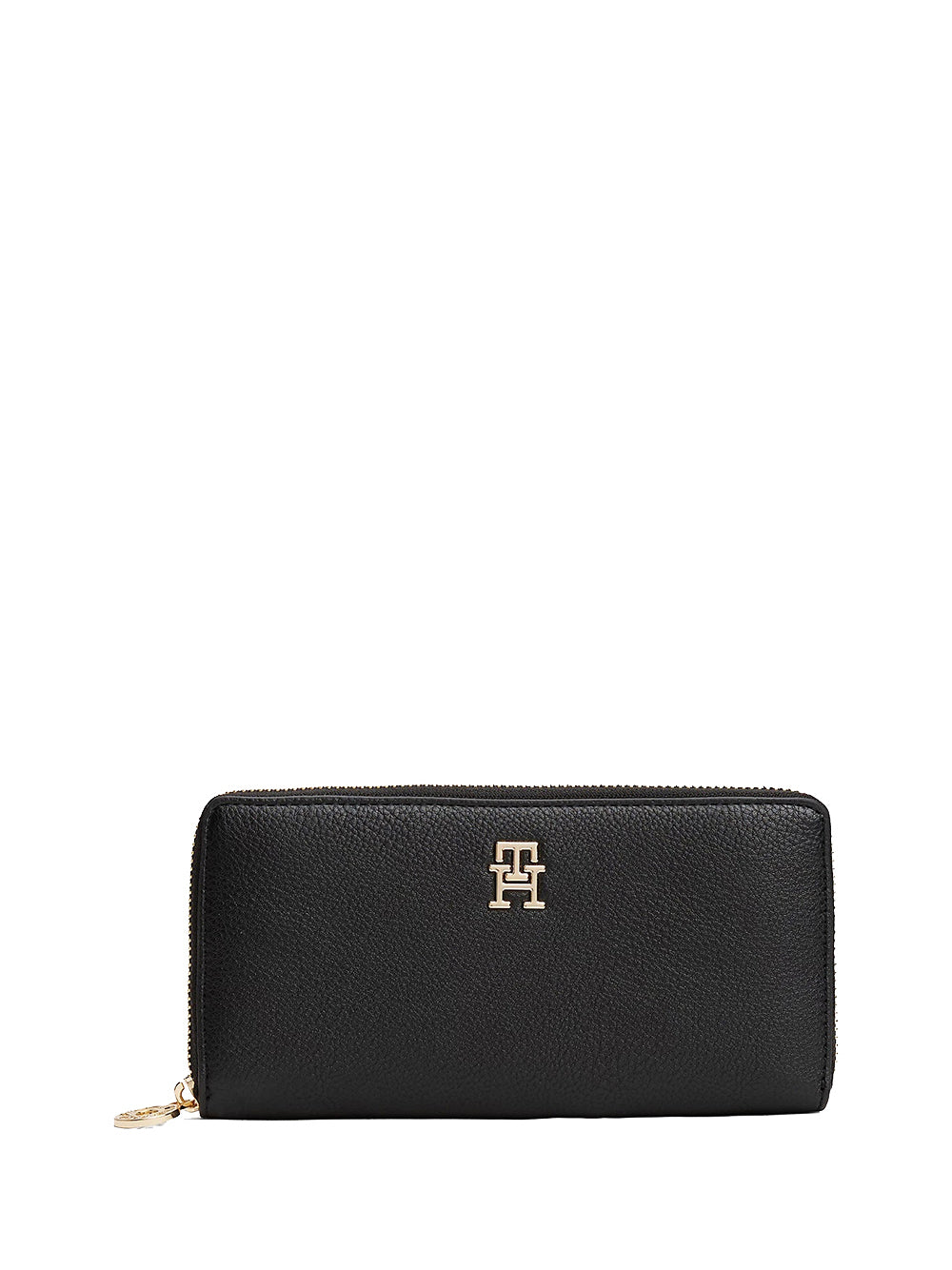 TOMMY HILFIGER 1USCITA Tommy Hilfiger Portafoglio Con Zip E Monogramma - Nero Nero