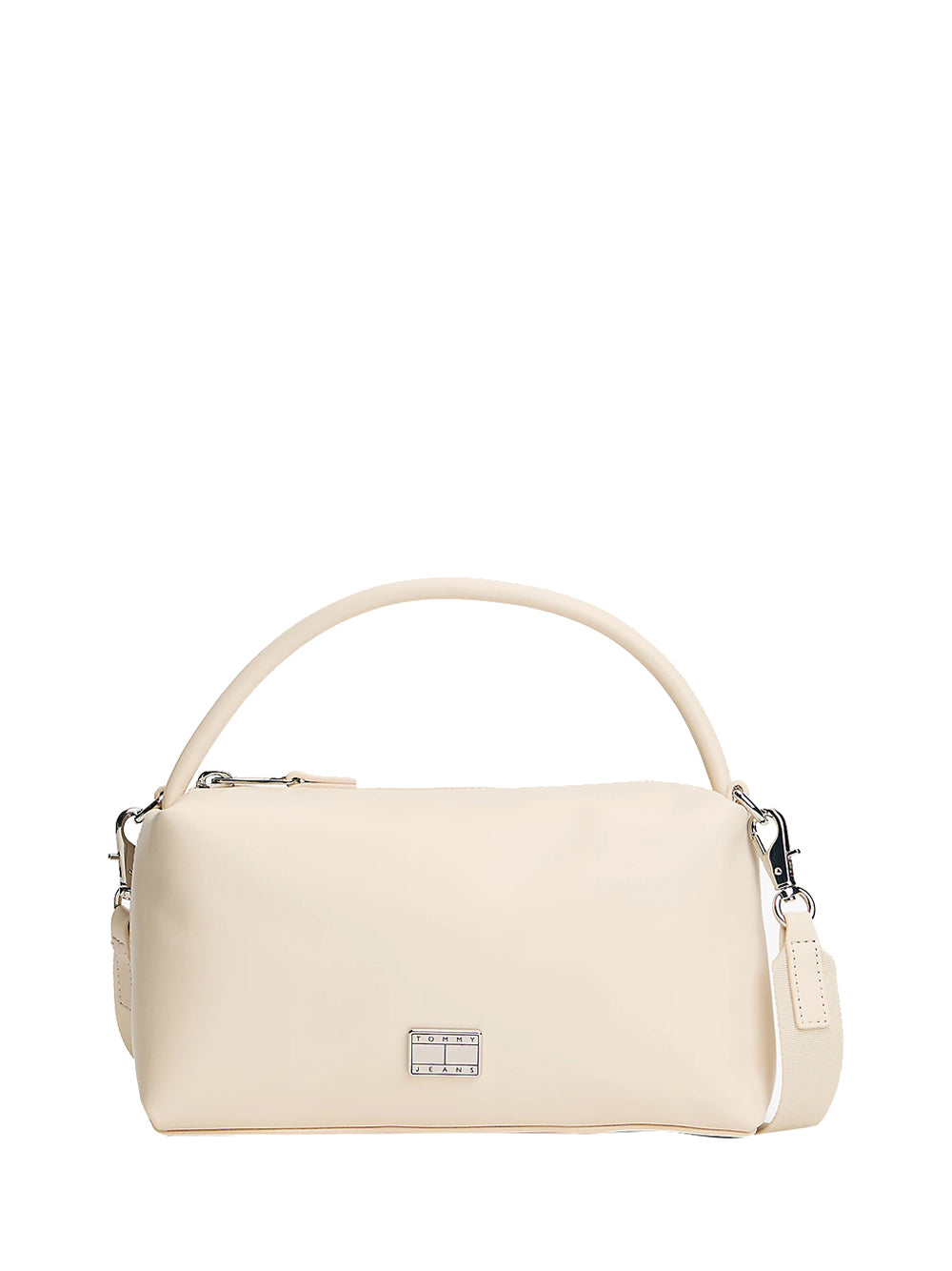 TOMMY HILFIGER 1USCITA Tommy Hilfiger Borsa a Tracolla Con Logo in Metallo - Beige Beige